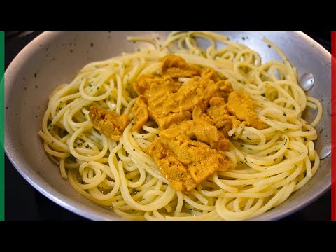 How Italians cook sea urchin pasta【Spaghetti ai ricci di mare】