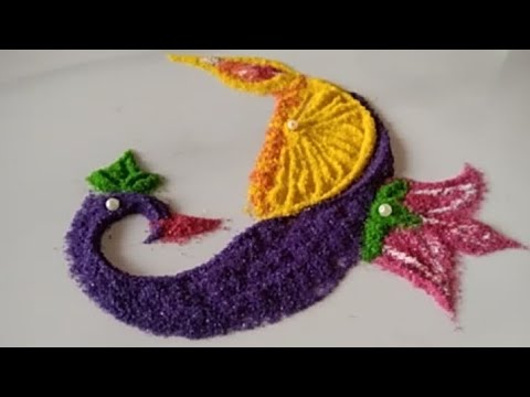 #daily#rangoli#viral#video#trend#simple#easypeacockrangoli#art#kartikadeepam#त्रिपुरारीपौर्णिमा#vlog