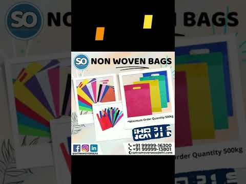 Non Woven Bags | D Cut | W Cut | Factory manufacturer wholesaler Best Prices, Nonwoven Business