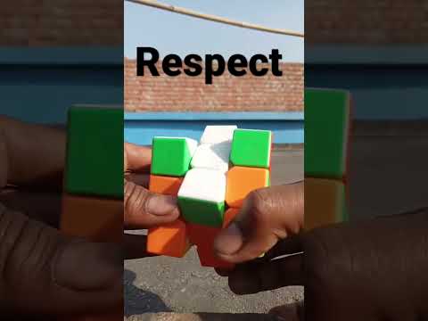 How to solve 3 by 3 Rubik's cube in 3 second # viral # trending #shorts #youtubeshorts