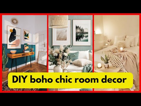 DIY boho chic room decor