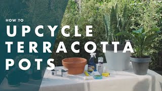 How To Upcycle Terracotta Pots With Paint - Bunnings Warehouse