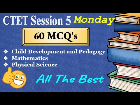 "Monday Session-5 Practice Bits" #CTETBits #BEd #CTETClass  #MCQ's #CDPBits #MathsBits #EVSBits