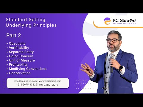 Standard Setting Underlying Principles | PART 2 | CPA & CA KAMAL CHHABRA SIR