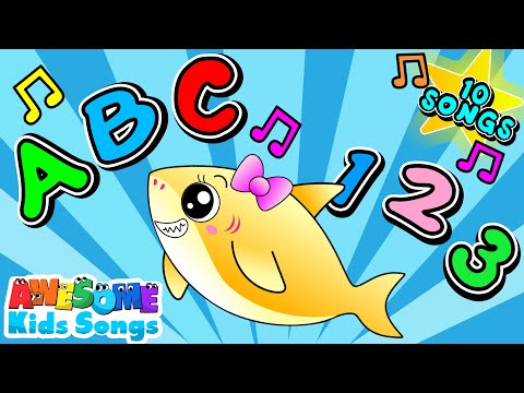 ABC 123 Songs: Fun Learning Alphabet, Numbers, Animals for Kids | #AwesomeKidsSongs