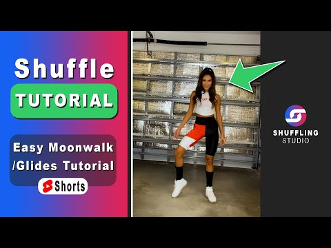 Easy how to Moonwalk tutorial 😱🔥 Best Glides Shuffle Dance Tutorial 2023 with Elena Cruz