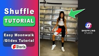 Easy how to Moonwalk tutorial 😱🔥 Best Glides Shuffle Dance Tutorial 2023 with Elena Cruz