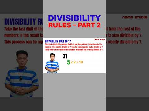 DIVISIBILITY RULES - PART 2 #maths #divisibilityrule #civilserviceexam #letreview