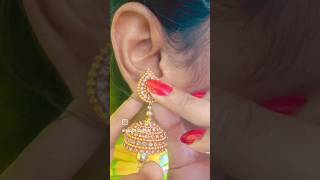 Jimikki Kammal 😍 #threadearring #cutomizedearrings #youtubeshorts #Creativity_Version