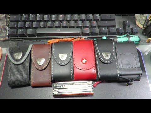 Victorinox Swiss Champ : six compatible sheaths