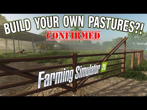 GAMECHANGER!! BUILD YOUR OWN ‘DYNAMIC ANIMAL PASTURES’ ON FARMING SIMULATOR 25?!