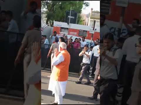 Narendra Modi Reached at voting time .