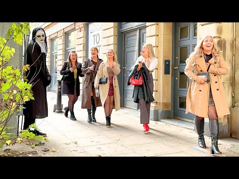 BUSHMAN PRANK 2024: HALLOWEEN NUN SCARE PRANK REACTIONS 2024