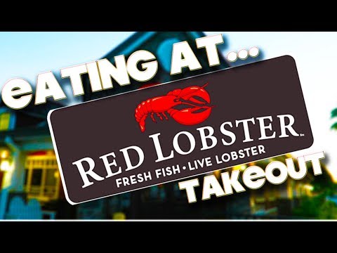 EATING AT - RED LOBSTER TAKEOUT - ORLANDO - FLORIDA