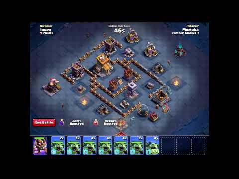 CoC new account day 97, th 15 / bh 9 attacking number 4