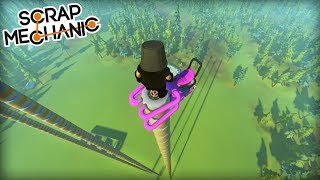 Pole Climbing Challenge but AUTOMATED! (Scrap Mechanic Gameplay)