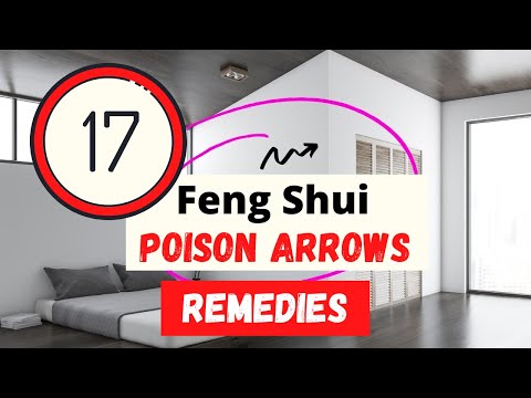 17 Feng Shui Poison Arrows Cures [Inside, Outside Home] | Negative Sha Qi Remedies | Pointy Objects