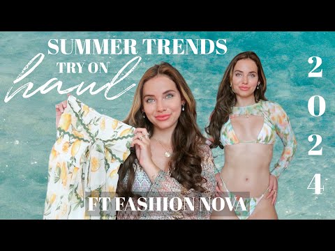 summer 2024 trends ☀️ Fashion Nova try-on haul