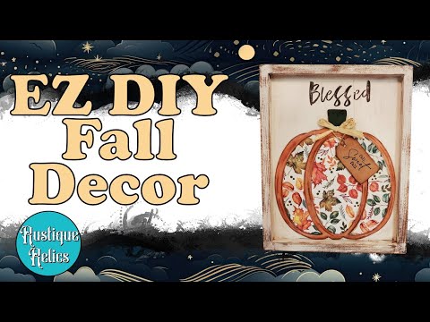 Easy Fall Sign Making a Fun DIY Project with Missy!