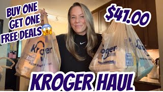 KROGER HAUL | BUY ONE GET ONE FREE DEALS 😱