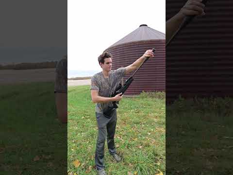 Which pellet will go through a grain bin? #airgun #gun #airgunshooter #hunting #airgunning #shorts