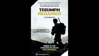 Mark Moyar - Triumph Regained Book Talk - Jan. 23