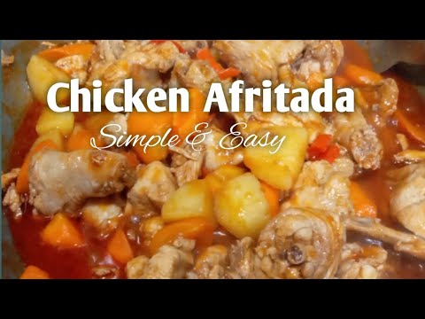 Chicken Afritada in Easy Way ll My own version of chicken afritada