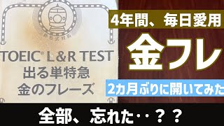 4年間毎日勉強していた金フレを２カ月ぶりに開いてみた‥