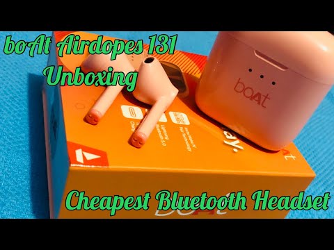 Boat airdopes131 Bluetooth Headset(True Wireless) unboxing & review in tamil | cook easy eat healthy