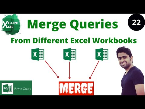 How to Merge Queries from different Excel Workbook in Power Query | Power Query Tutorial 2022