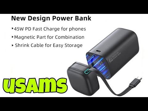 11.11 Sale. USAMS Magnetic USB GaN Charger 45W