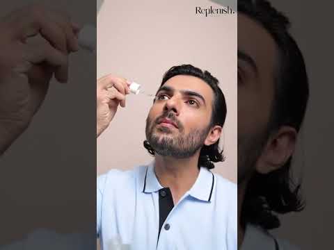 A quick daily soothing and blncing serum routine with Replenish beauty Basic Set