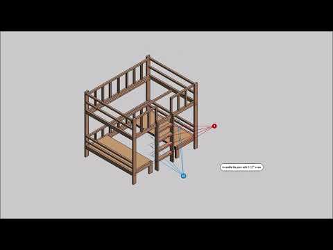 Diy plans for bunk bed, bunkbed blueprints, affordable bunkbed