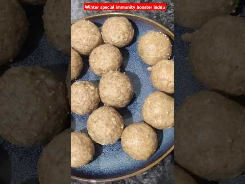 Try this winter special immunity booster healthy laddu #shorts #laddu