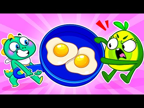 Baby Learns about Cooking Breakfast | Playing Cafe | Songs for Kids