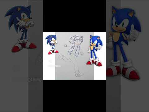 Digital Art Timelapse | Sonic the Hedgehog