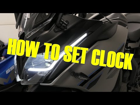 CFMOTO 650 GT - HOW TO SET CLOCK