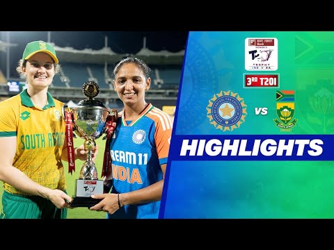 India Women vs South Africa Women - 3rd T20I Highlights