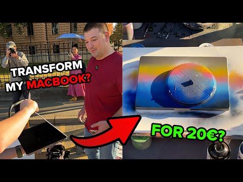 I Asked a Street Artist to Spray Paint My MacBook Pro