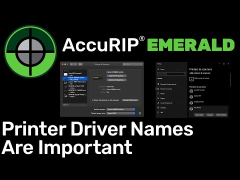 AccuRIP Emerald - Printer Driver Names Are Important