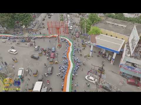 Longest National Flag -2023 in GUNTUR -AP