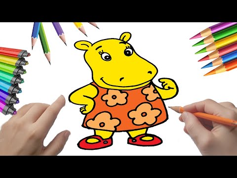 Cómo dibujar a Tasha de Los Backyardigans: Tutorial paso a paso