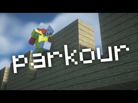 using parkour to win skywars 3