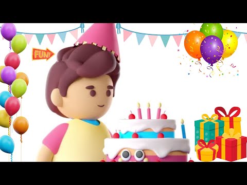 Happy Birthday Song/Nursery Rhymes & kids song/Sing along and Celebrate/Birthday Party Song for Kids