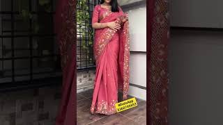 Semi tussar sarees #sarees #sareedraping #sareeusa #bangalore  #sareetrend  #sareelover #mumbai