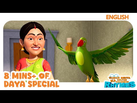 8 Mins of Daya Special| TMKOC English Rhymes |