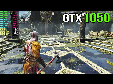 GTX 1050 2GB - God of war - Game test