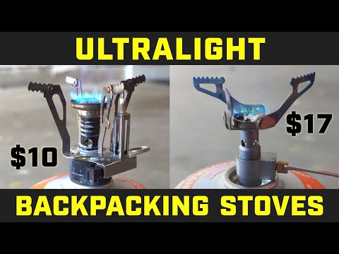 Comparing TWO budget ultralight BACKPACKING STOVES!