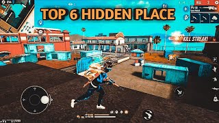 TOP 6 HIDDEN PLACES IN TRAINING GROUND FREE FIRE | CLIMB BIG HOUSE IN TRAINING -SAHIL GAMERZ