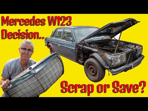 Mercedes W123 D-Day - Scrap or Save?